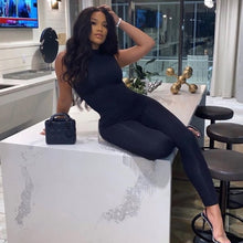 Load image into Gallery viewer, 2019 Autumn Moon Print Sheer Casual Jumpsuit Women Sexy O Neck Long Sleeve Skinny Romper Night Club Overall Outfit Streetwear
