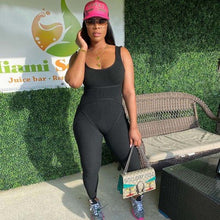 Load image into Gallery viewer, 2019 Autumn Moon Print Sheer Casual Jumpsuit Women Sexy O Neck Long Sleeve Skinny Romper Night Club Overall Outfit Streetwear
